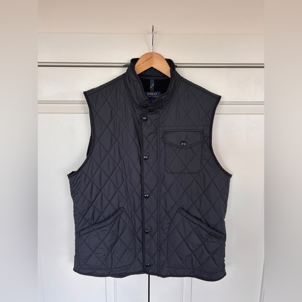 Polo Ralph Lauren Quilted Vest Navy Large